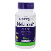 Natrol Melatonin Citrus Flavor, 10 mg, 60 Tablets (NTL-07668)