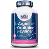 Haya Labs L-Arginine/L-Ornithine/L-Lysine L-аргінін L-орнітин L-лізин 100 капсул