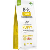 Сухий корм Brit Care Dog Sustainable Puppy для цуценят 12кг (8595602558629)