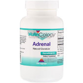 Nutricology Adrenal Natural Glandular 150 Veggie Caps Підтримка наднирників