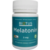 Biotus Melatonin 3 mg Мелатонін 30 капсул