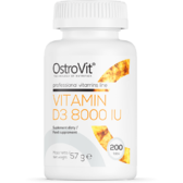 OstroVit Vitamin D3 8000 IU Вітамін D3 200 таблеток