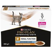 Вологий корм для котів Pro Plan Veterinary Diets NF Advanced Патологія нирок з куркою в підливці 10х85 г (7613287873644)