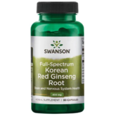 Swanson Korean Red Ginseng Root 400 mg Корінь женьшеню 90 капсул