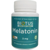 Biotus Melatonin 3 mg Мелатонін 60 капсул