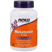 NOW Foods Melatonin, 3 mg, 180 Veg Capsules