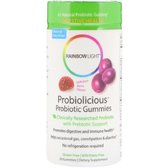 Rainbow Light Probiolicious probiotic gummies Пробіотики зі смаком ягід 50 жувальних цукерок