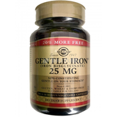 Solgar Gentle Iron 25 mg 90 + 18 caps М'яке залізо