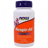 Now Foods Respir-All, 60 таблеток