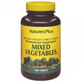 Natures Plus Mixed Vegetables 180 tabs Суміш Овочів