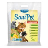 Наповнювач деревне SANI PET для котячого туалету універсальний лимон 5 кг (PR240792)