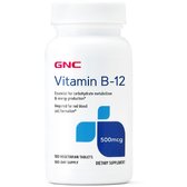 GNC Vitamin B12 500 mcg, 100 Tablets