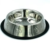Миска для собак Swastik Industries металева на гумі з кісточкою 1.4 л (SWT2302-5)