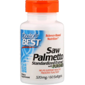 Doctor's Best, Saw Palmetto, Standardized Extract with Euromed, 320 mg, 60 Softgels (DRB-00082)