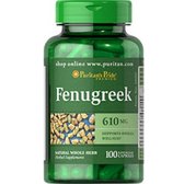 Puritan's Pride Fenugreek 610 mg, 100 капсул