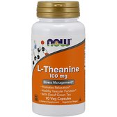 Now Foods L-Theanine, 100 MG 90 VCAPS L-Теанін