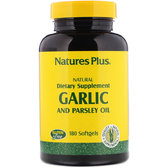 Nature's Plus, Garlic and Parsley Oil, 180 Softgels (NTP3960)