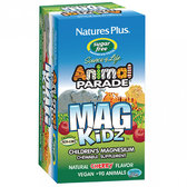 Natures Plus Animal Parade Mag Kidz Sugar Free 90 chewables Магній для дітей, без цукру, смак вишні