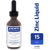 Pure Encapsulations Zinc liquid 15 mg 120 ml Цинк в рідкій формі (PE-01260)