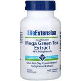 Life Extension Mega Green Tea Extract Decaffeinated 100 Veggie Caps Зелений чай екстракт мега