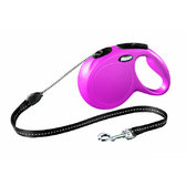 Повідець-рулетка для собак до 12 кг Flexi Classic розмір S 8 м рожевий (C5055229)