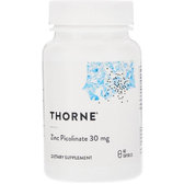 Thorne Research Zinc Picolinate 30 mg 60 Caps Пиколинат цинку посилений