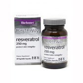 Bluebonnet Beautiful Ally Resveratrol Ресвератрол 250 mg 60 вегакапсул