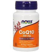 NOW Foods CoQ10 100 mg with Hawthorn Berry Veg Capsules 30 caps