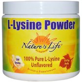 Nature's Life L-Lysine Powder, Unflavored, 200 g (NLI-51230)