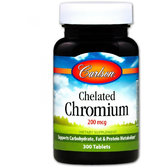 Carlson Labs Chelated Chromium 200 mcg 300 Tabs Хром хелат