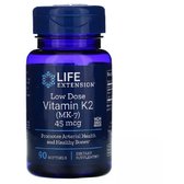 Life Extension Low Dose Vitamin K2 (MK-7) Вітамін К2 (МК-7) 45 мкг 90 капсул