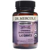 Dr.Mercola Organic Fermented Licorice Сладка ферментована 60 жувальних таблеток