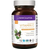 New Chapter Fermented Vitamin C, 250 mg + Whole + Food Herbs, 60 Vegan Tablets (NC0344)