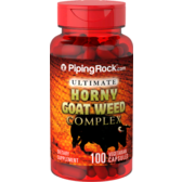 Piping Rock Ultimate Horny Goat Weed Complex, 100 Vegetarian Capsules