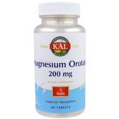 KAL Magnesium Orotate, 200 mg, 60 Tablets (CAL-71060)