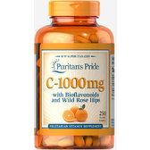 Puritan's Pride Vitamin C-1000 mg with Bioflavonoids & Rose Hips 250 caps