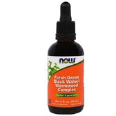 Now Foods Fresh Green Black Walnut Wormwood Complex 60 ml