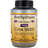 Healthy Origins 100% Natural White Chia Seed 16 oz (454 g) 100% натуральне біле насіння Чіа