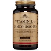 Solgar Natural Vitamin D3 (Cholecalciferol), 25 mcg 1000 IU, 250 Softgels Натуральний вітамін D3 (холекальциферол)