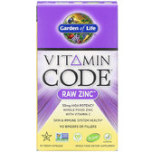 Garden of Life Vitamin Code, RAW Zinc, Цинк 60 Vegan Capsules (GOL-11652)