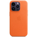 Аксессуар для iPhone Apple Leather Case with MagSafe Orange (MPPL3) for iPhone 14 Pro