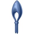 Ерекційне смарт віброкільце лассо з регулюванням розміру Satisfyer Bullseye Blue