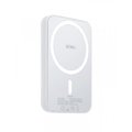 Внешний аккумулятор WIWU Power Bank 5000mAh MagSafe Wireless Charger 15W White (SC5000A)