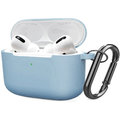 Чехол для наушников TPU Case with Belt Light Blue for Apple AirPods Pro