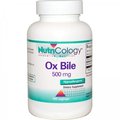 Nutricology Ox Bile 500 mg Экстракт бычьей желчи 100 веганских капсул