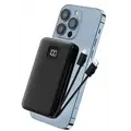 Внешний аккумулятор WIWU Power Bank 10000mAh Magnetic Wireless with Cable USB-C + Lightning Black (JC-15)