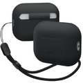 Чехол для наушников Elago Silicone Basic Case with Nylon Lanyard Black (EAPP2SC-BA+ROSTR-BK) for Apple AirPods Pro 2