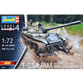 Танк Т-55А / АМ з колійним мінним тралом КМТ-6
