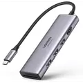 Адаптер Ugreen Adapter CM511 USB-C to USB-C+3xUSB 3.0+HDMI+VGA+SD Space Gray (60383)