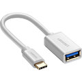 Адаптер Ugreen Adapter US154 USB-C to USB3.0 White (30702)